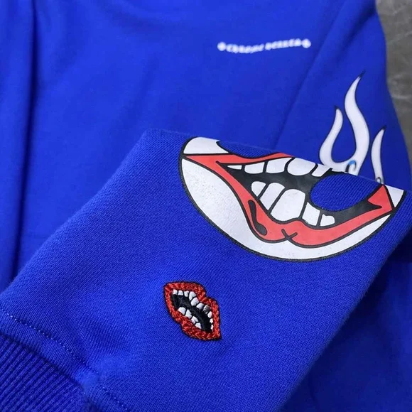 Chrome Hearts MattyBoy Blue Graphic Hoodie - Picture 3 of 8